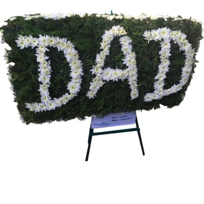 Words Stand Funeral Wreath