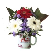 Father's Day Mug With Flowers
