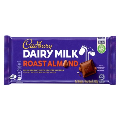 Cadbury Dairy Milk Roast Almond 160g