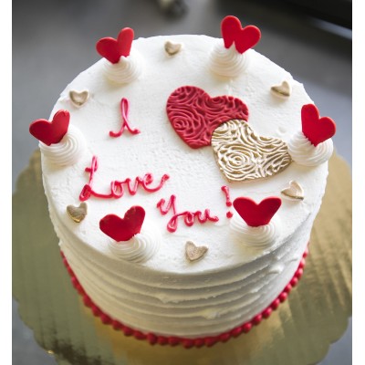I Love You Cake