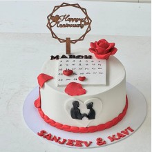 Happy Anniversary  Cake  