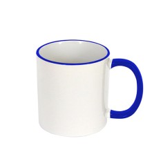 Rim Colour Mug Blue