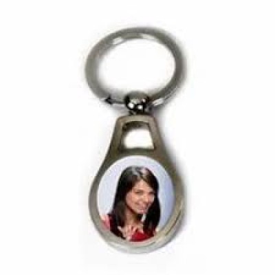 Small Round  Metal KeyChain