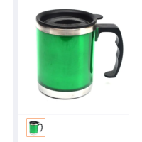 Stainless Thermos Mug- Green