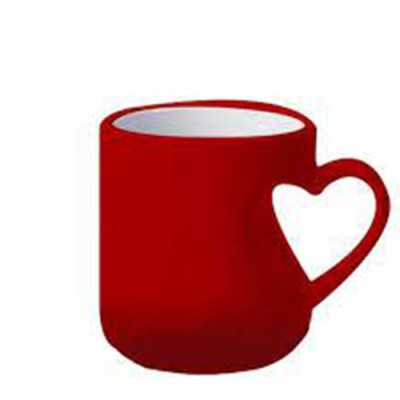 Sublimation Heart Handle Magic Mug Blanks (Red) Sublimation Heart Handle Magic Mug Blanks (Red)
