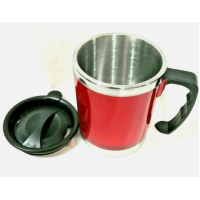 Stainless Thermos Mug- Red