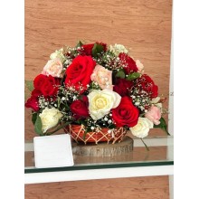 Roses Flower Basket